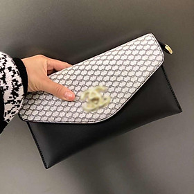 Ví dài nữ cầm tay dự tiệc bóp ví clutch da nữ thời trang cao cấp ánh kim nhiều màu nhiều ngăn đựng tiện dụng VDN01