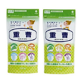 Combo Túi bột Baking Soda tẩy rửa vết bẩn đa năng 240g  Kokubo - Nội địa Nhật Bản - Combo 2