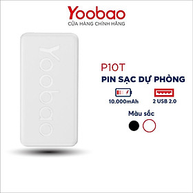 Pin sạc dự phòng Yoobao dung lượng 10000mAh P10T - Hàng nhập khẩu