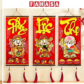 Bộ 3 Liễn Treo Phúc Lộc Thọ - Trang Trí Tết - VN01