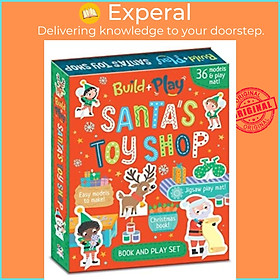 Hình ảnh Sách - Build and Play Santa's Toy Shop by Sarah Wade (UK edition, paperback)