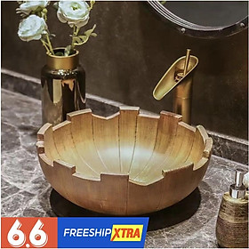 Mua Lavabo đặt bàn - Chậu sứ mỹ thuật
