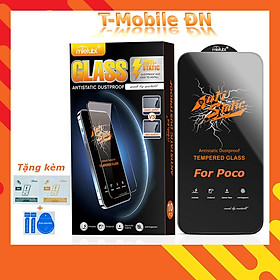 Mua Kính cường lực Full màn cho Poco X5 X4 X3 X2 M3 M4 M5 M5S C40 C55 F2 F3 F4 Pro NFC GT 5G chống tĩnh điện chống bụi
