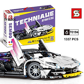 Đồ chơi lắp ráp xe thể thao Jackpot Ziyue – SY Block 701945