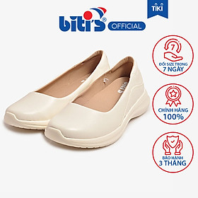 Giày Búp Bê Nữ Biti’s ÊMBRACE - CREAMY WHITE DBW004500KEM (Kem)