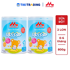 Combo 2 lon Sữa Morinaga số 1 (Hagukumi)
