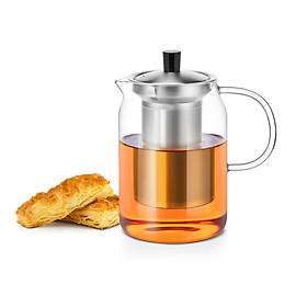 Mua Bình Lọc Trà thủy tinh lõi INOX Samaglas S053 - 900ML