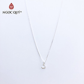 Dây chuyền bạc mặt trăng - Ngọc Quý Gemstones