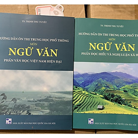 [Download Sách] Combo Hướng dẫn ôn thi THPT môn Ngữ Văn (phần vh vn và đọc hiểu nghị luận xã hội)