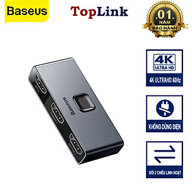 Mua Thiết bị chia cổng HDMI 2 chiều Baseus Matrix HDMI Splitter (2 Devices to 1 Screen or 1 Device to 2 Screen  Support 4K30Hz/ 4k60Hz) - Hàng Chính Hãng