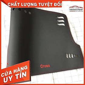 Thảm Taplo Da Carbon Toyota Corolla Cross 2020 2021 Loại 1 chuẩn theo xe 