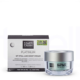 Kem Dưỡng Phức Hợp 1% Retinol Phục Hồi & Trẻ Hóa - MartiDerm Platinum GF Vital Age Night Cream (50ml)