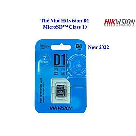 Thẻ Nhớ Micro SD Hikvision 128G-64GB-32G chuẩn Class 10, Thẻ nhớ camera, Thẻ nhớ điện thoại - hàng chính hãng