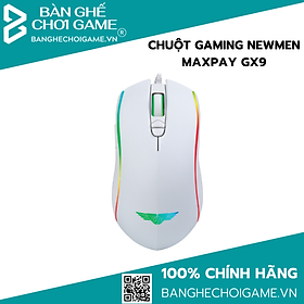 Chuột gaming Newmen GX9 Pro Maxpay (Black/ White) - Hàng chính hãng
