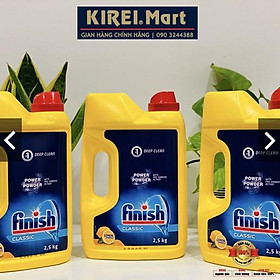 Bột rửa bát Finish Classic 2.5kg / can ( Đức )