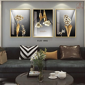 Mua Bộ 3 Tranh tráng gương hoa SLH4002