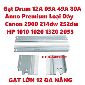 Combo 5 Gạt lớn 12A Gạt Drum 12A 49A 05A 80A 53A dành cho Canon LBP 2900 3300 6300 Gạt Drum Hộp mực in 12A 05A 49A 53A 80A LBP 2900 303 308 315 319 FX9 FX10 Hàng chính hãng Alpha Cartridge