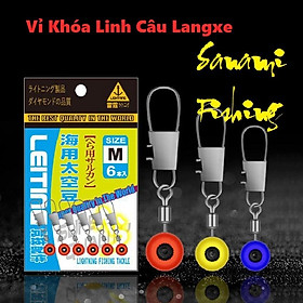 2 Vỉ Khóa Link Câu Cá Lăng Xê Sanami Fishing Store SPK-36 Có Hạt Đậu Kết Nối Chuyên Dụng Cao Cấp