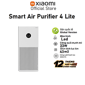 Máy lọc không khí Xiaomi Smart Air Purifier 4 Lite Bản quốc tế - Hàng chính hãng