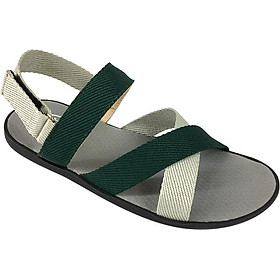 Giày Sandal Nam 3 Quai Ngang Chéo Everest EV14 A249 (Xanh Rêu Phối Xám)