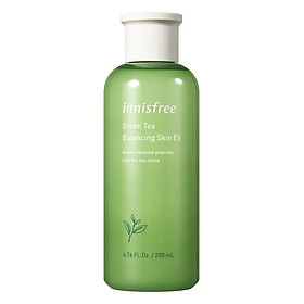 Nước cân bằng dưỡng ẩm từ trà xanh đảo Jeju Innisfree Green Tea Balancing Skin EX 200ml - NEW