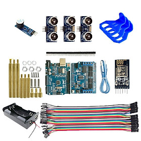 R3 Project Super Starter Kit R3 Board, WIFI module, Motor Driver Sheild, Ultrasonic Sensor for