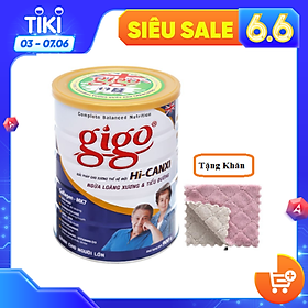 Combo 2 hộp sữa bột Hi-CANXI của hãng GIGO giành cho người trưởng thành