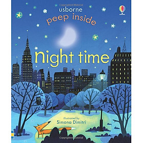 Hình ảnh sách Usborne Peep Inside Night Time