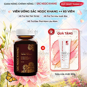 Viên Uống Sắc Ngọc Khang ++ chống lão hóa da, giảm nám, tàn nhang cao cấp (Hộp 60 Viên)