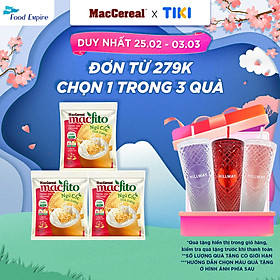 Combo 3 túi Bột Ngũ Cốc Dinh Dưỡng Canxi Nhiều Chất Xơ - MacFito túi 20