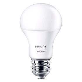 Mua Bóng Đèn Philips LED Scene Switch 3 Cấp Độ Chiếu Sáng 9W 6500K E27 A60 - Ánh Sáng Trắng - Hàng Chính Hãng