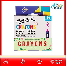 Bút Sáp Màu Trẻ Mont Marte 36 Màu – Crayons