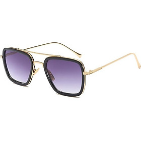Luxury Fashion Avengers Tony Stark Flight Style Man Sunglasses Men Square Brand Design Sun Glasses Male Iron Man