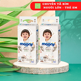 Combo 2 bỉm - tã quần moony natural size xl 32 miếng