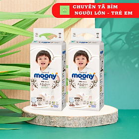 COMBO 2 Bỉm - Tã quần Moony Natural size XL 32 miếng (cho bé 12-22kg)