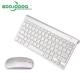 Bộ bàn phím và chuột không dây GOOJODOQ 2.4g cho máy tính bảng/ máy tính để bàn/ máy tính xách tay