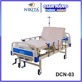 Mua Giường bệnh y tế cao cấp đa chức năng - DCN02 - Chức năng nâng đầu - Nâng chân - Chính hãng NIKTA