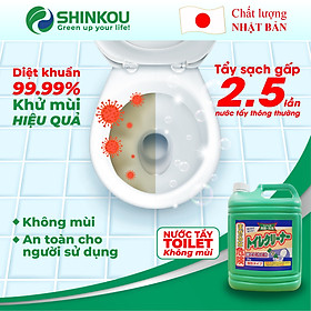 Nước Tẩy Rửa Toilet Mitsuei không mùi - Rửa sạch nhà vệ sinh, gạch men, vết ố vàng (5kg)