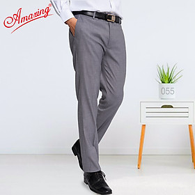 Quần tây âu ống suông, form truyền thống không ly, dáng văn phòng công sở, thương hiệu cao cấp Amazing, có tới size 40