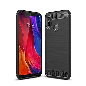 Ốp lưng chống sốc vân kim loại cho Xiaomi Mi 8 hiệu Likgus (chuẩn quân đội, chống va đập, chống vân tay) - Hàng nhập khẩu