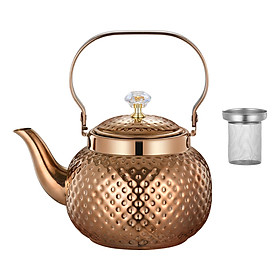 Stovetop Tea Kettle Stainless Steel Teapot with Infuser for picnic Gift