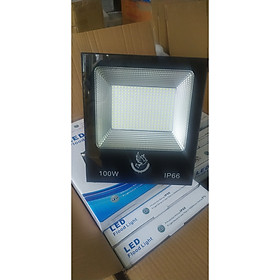 Đèn Pha Ngoài Trời Công Suất 100W (0.5) Ánh Sáng Trắng 6000k Chip SMD Chất Lượng Cao Chống Nước Tiêu Chuẩn IP66 Không Tỏa Nhiệt Tiết Kiệm Điện Phù Hợp Lắp Đặt Cả Trong Nhà Ngoài Trời Biển Quảng Cáo Sân Bóng Đá Sân Vườn Xưởng Nhà Máy