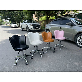 Mua GHẾ XOAY LIVETREAM   VĂN PHÒNG   LỄ TÂN DÁNG BÔNG HOA