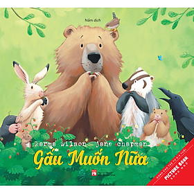 Sách tranh song ngữ Gấu muốn nữa - Ehomebooks