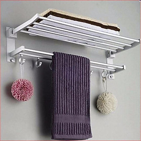 Mua Kệ Treo Khăn Nhà Tắm 2 Tầng Đa Năng Hợp Kim Inox