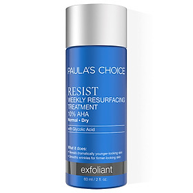 Tinh Chất Làm Sáng Và Đều Màu Da 10% AHA Paula's Choice Resist Weekly Resurfacing Treatment 10% AHA (60ml)