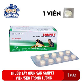 Tẩy Giun Chó Mèo Hanvet Sanpet