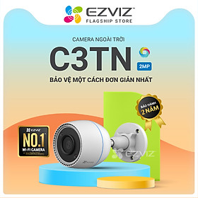 Camera WI-FI EZVIZ C3TN 2MP, Ngoài Trời, Không/Có Màu Ban Đêm, IP67 Chống Nước--Hàng Chính Hãng