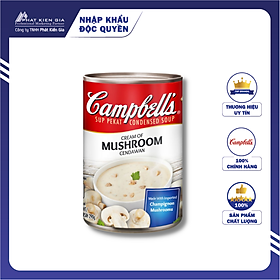 Súp Kem Nấm Campbell s 290g Thương Hiệu Mỹ - SX Malaysia