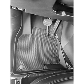 Thảm ô tô sd3 2 lớp dạng lưới lục giác Mazda CX5 màu đen - bề mặt cao su siêu sạch - Macsim